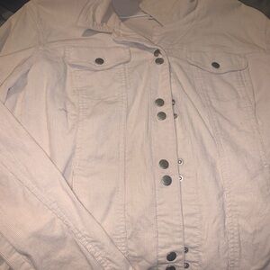 Tan women’s western jean corduroy jacket